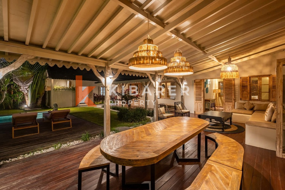 Four-Bedroom Gated Villa with Rice Field Views in Canggu — image 15