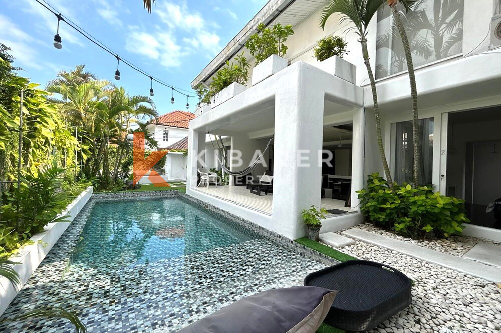 Aesthetic Two Bedroom Villa Open Living Room in Seminyak