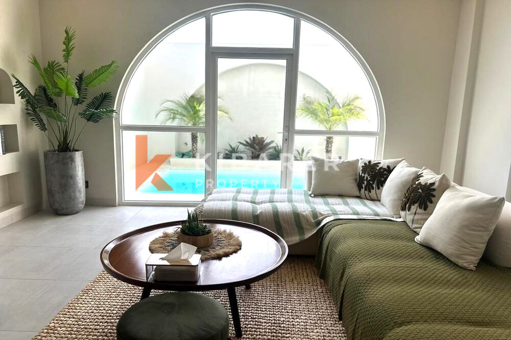 Stunning Three Bedroom Enclosed Livingroom Mediterranean Touches Villa Located in Pererenan — image 1