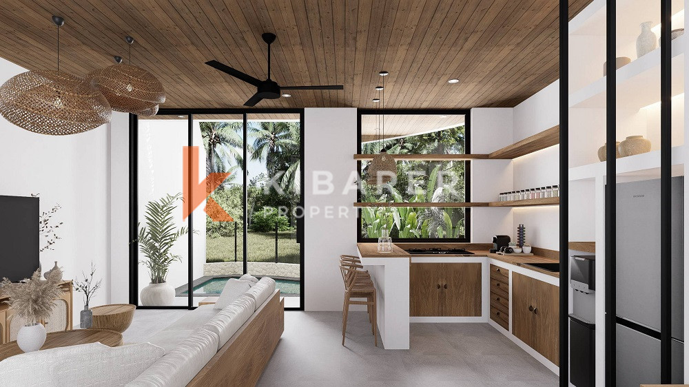 Offplan Charming Modern Style Two-Storey Two-Bedroom Villa Enclosed Living Room in Pererenan — image 3