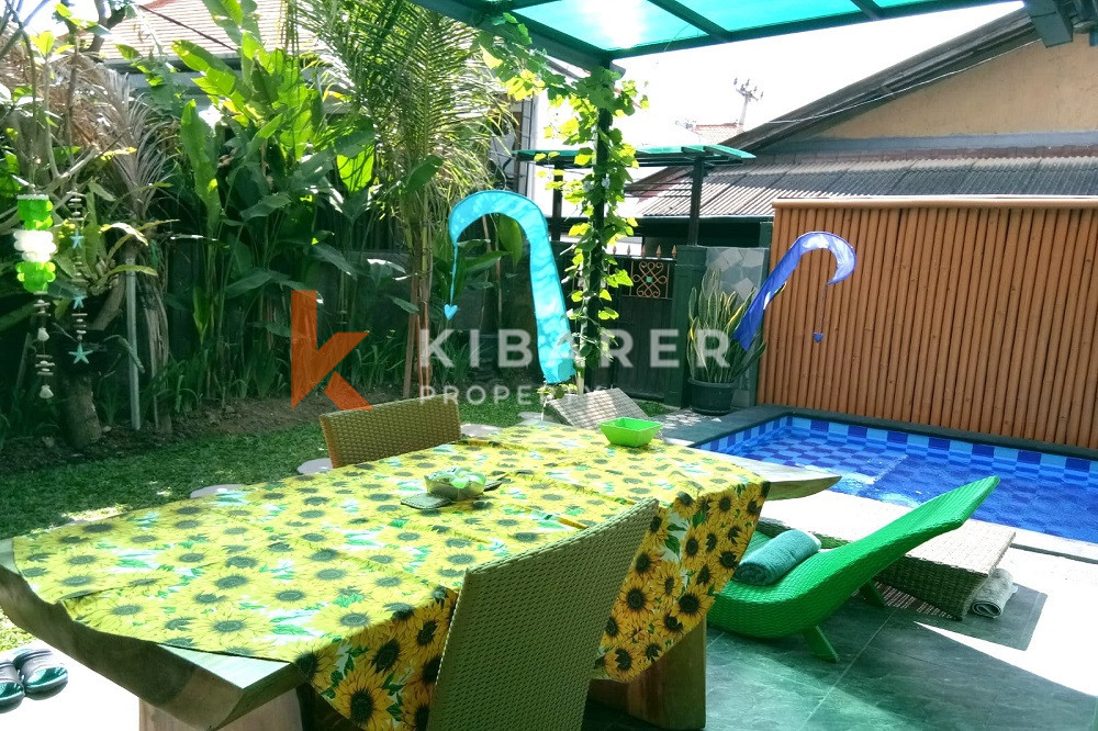 Cozy Closed Two-Bedroom Unfurnished Villa Near Canggu