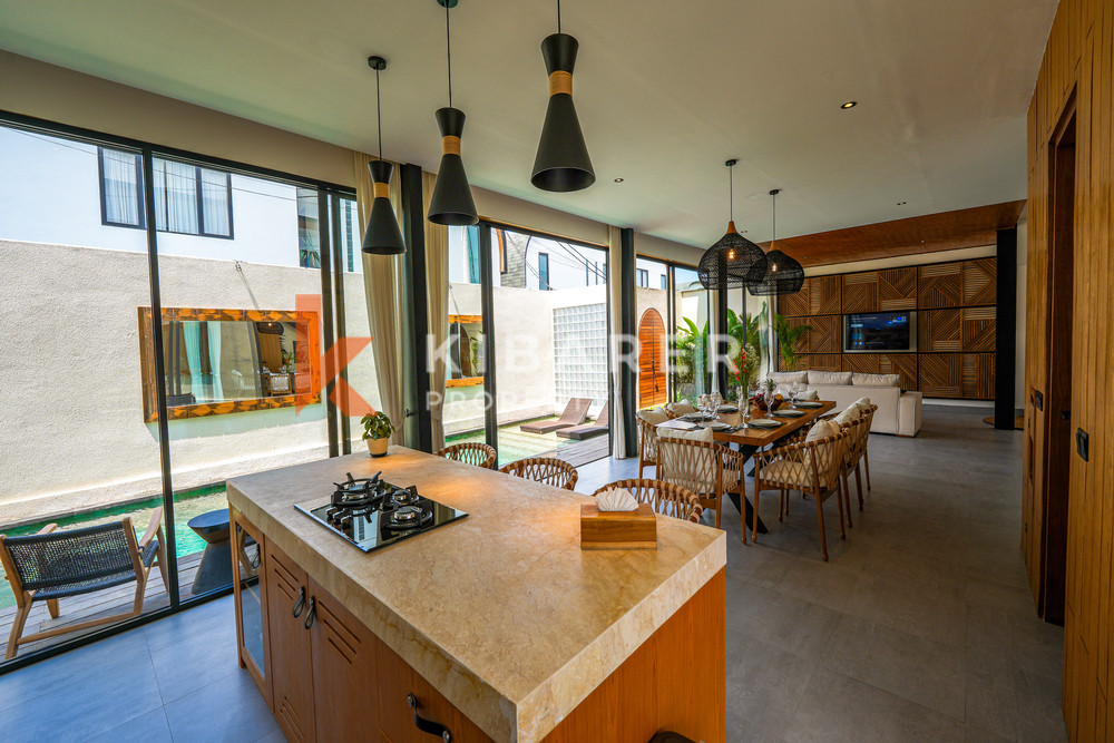 Idyllic Three-Bedroom Villa Near Cemagi Beach with Enclosed Living Space — image 5