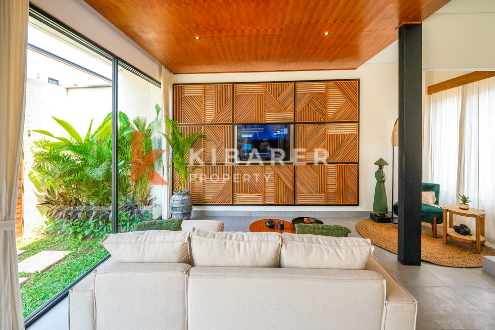 Idyllic Three-Bedroom Villa Near Cemagi Beach with Enclosed Living Space — image 11