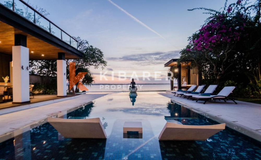 Ocean Front Four-bedroom Villa in Nusa Dua