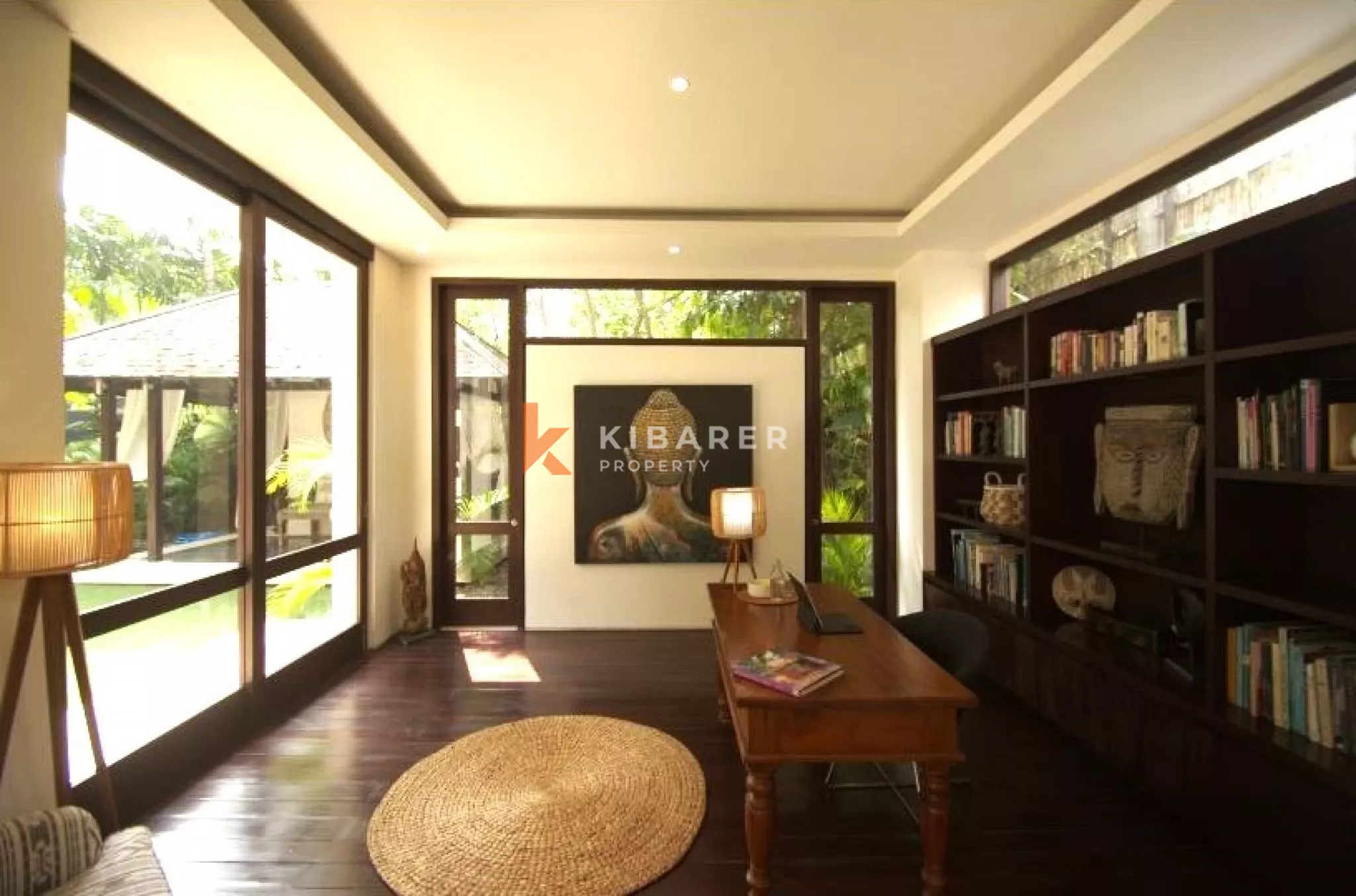 Luxury Five-Bedrooms plus Office Room with Enclosed Living Villa Located in Petitenget Area — image 6