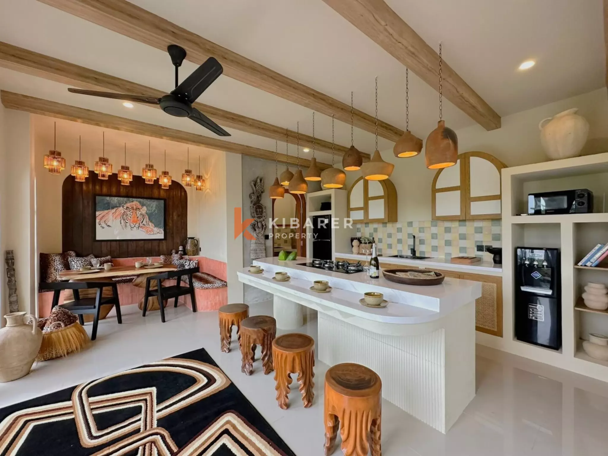 Escape to Nature Three Bedroom Villa with Rice Field Views — image 15