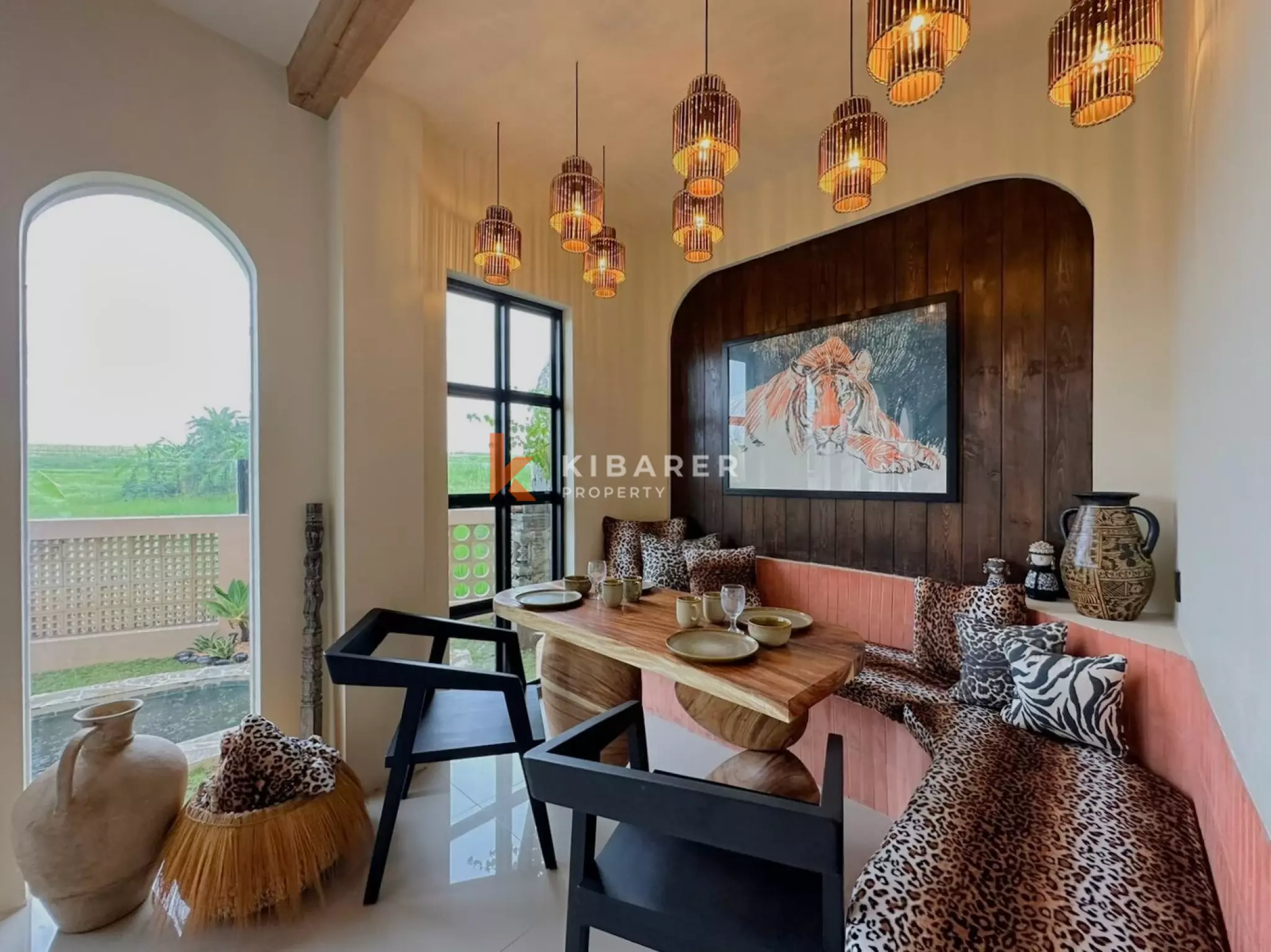 Escape to Nature Three Bedroom Villa with Rice Field Views — image 16