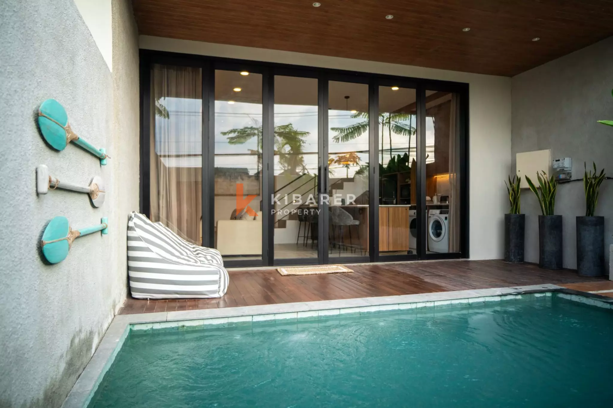 Three Bedroom Ensuite Villa in Canggu with Private Living Spaces