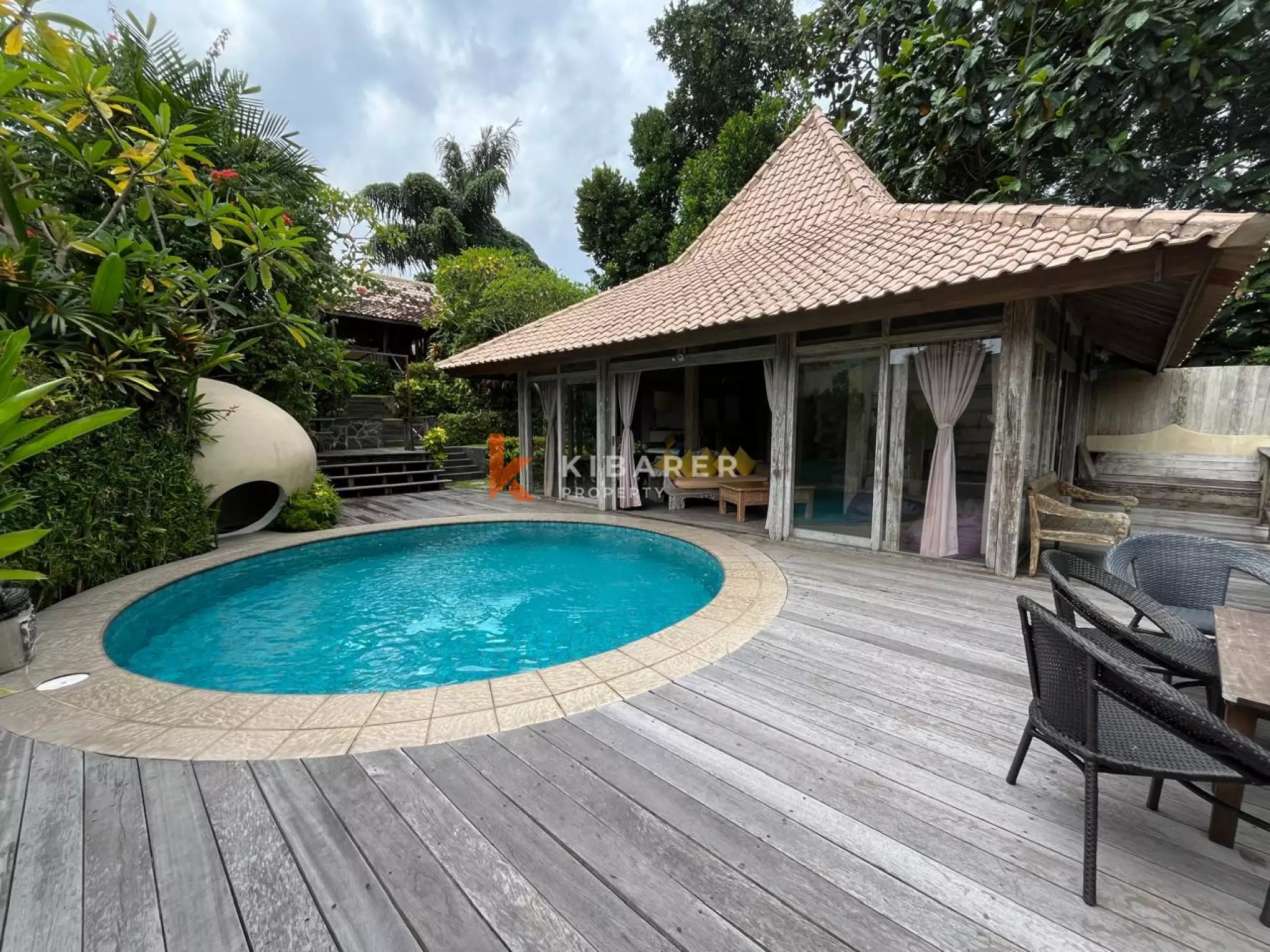 Three-bedroom Villa with Jungle and Big River View in Kaba Kaba