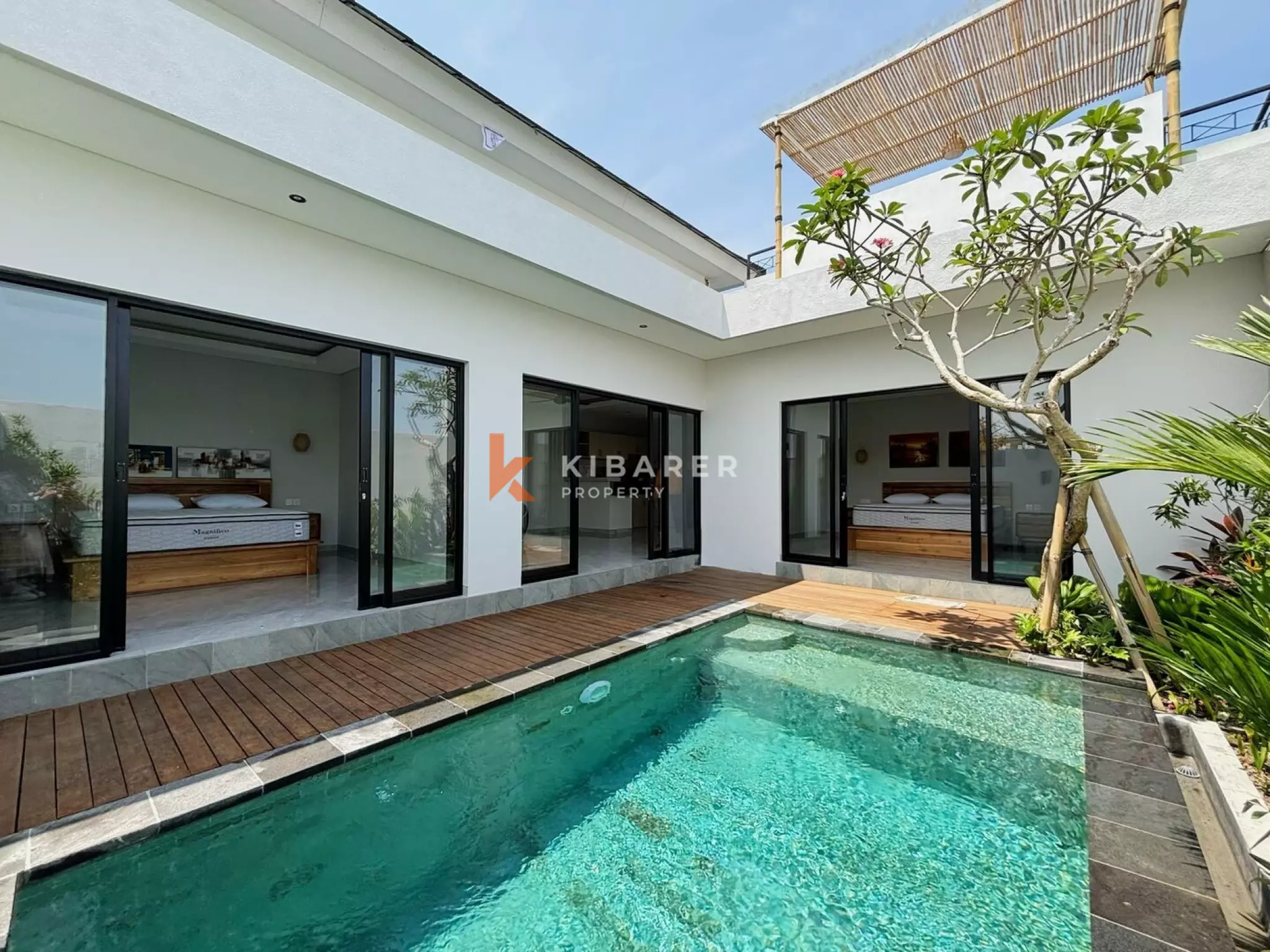 Newly Built Two Bedroom Enclosed Living Villa with Rooftop in Pererenan — image 1