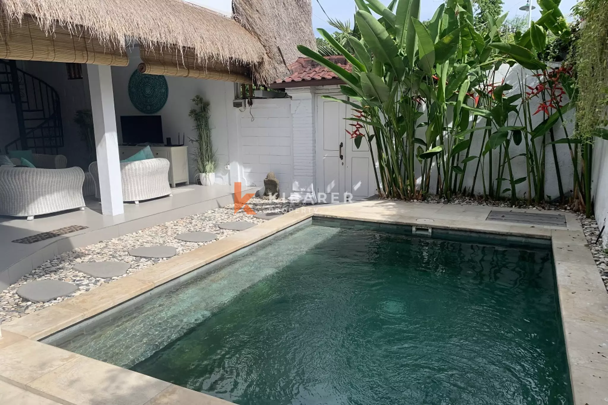Serene Tropical Two-Bedroom Villa with Open Living Area in Legian — image 3