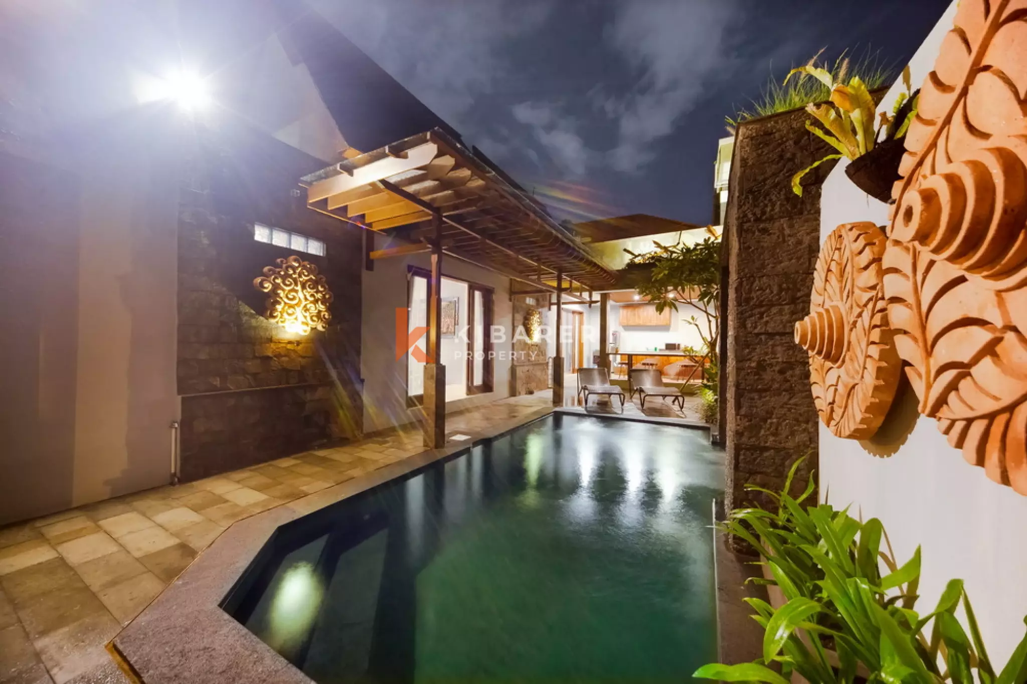 Balinesia Two-Bedroom Pool Villa Open Living Room Situated in Seminyak — image 1
