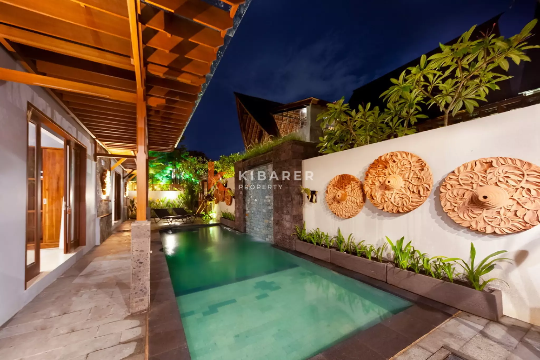 Tranquil Oasis Fully Furnished Three-Bedrooms Villa in Kerobokan Area