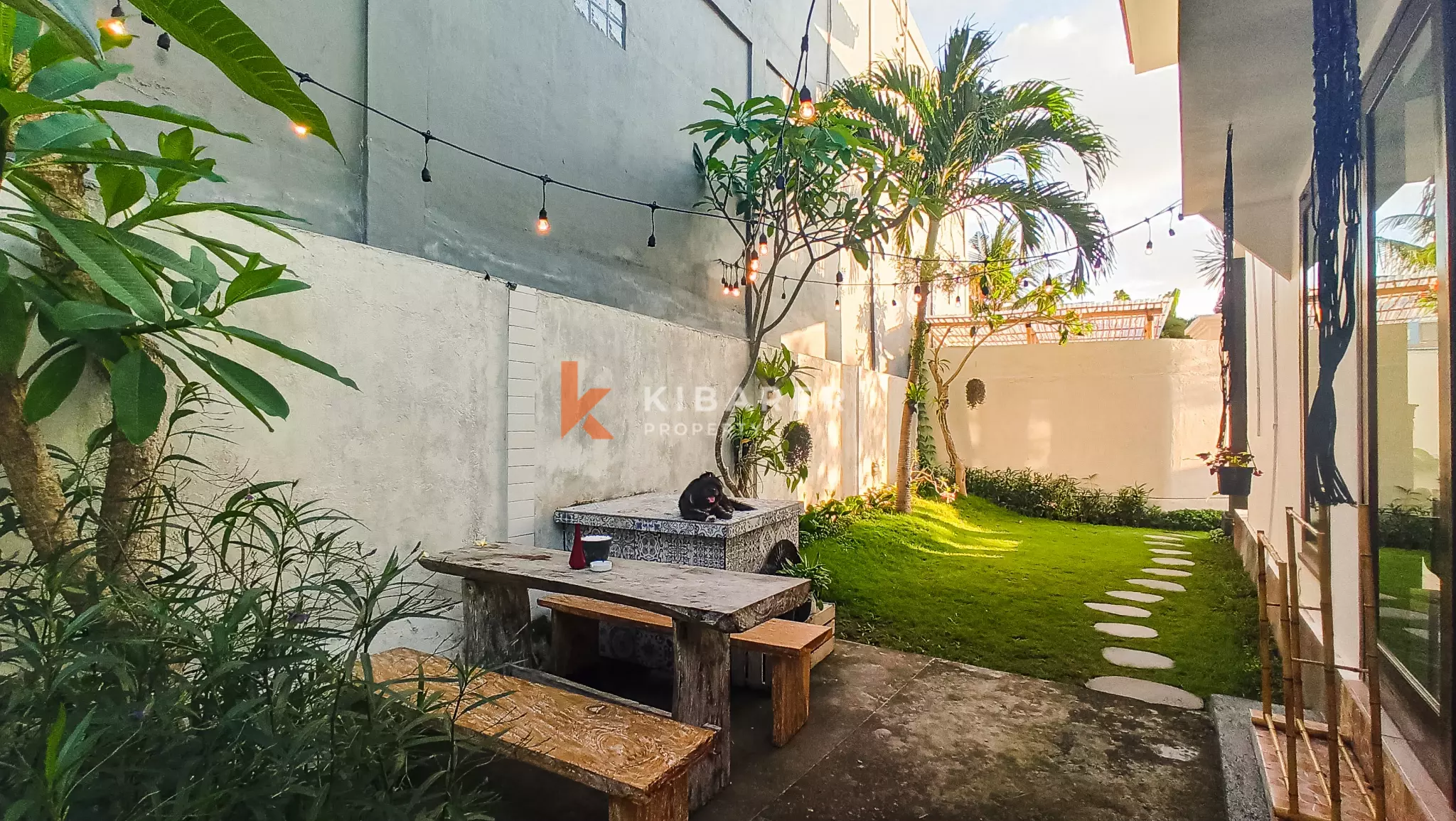 A Two-Storey Cozy Semi Furnished Three-Bedrooms Enclosed Living Villa in the heart of Canggu Area