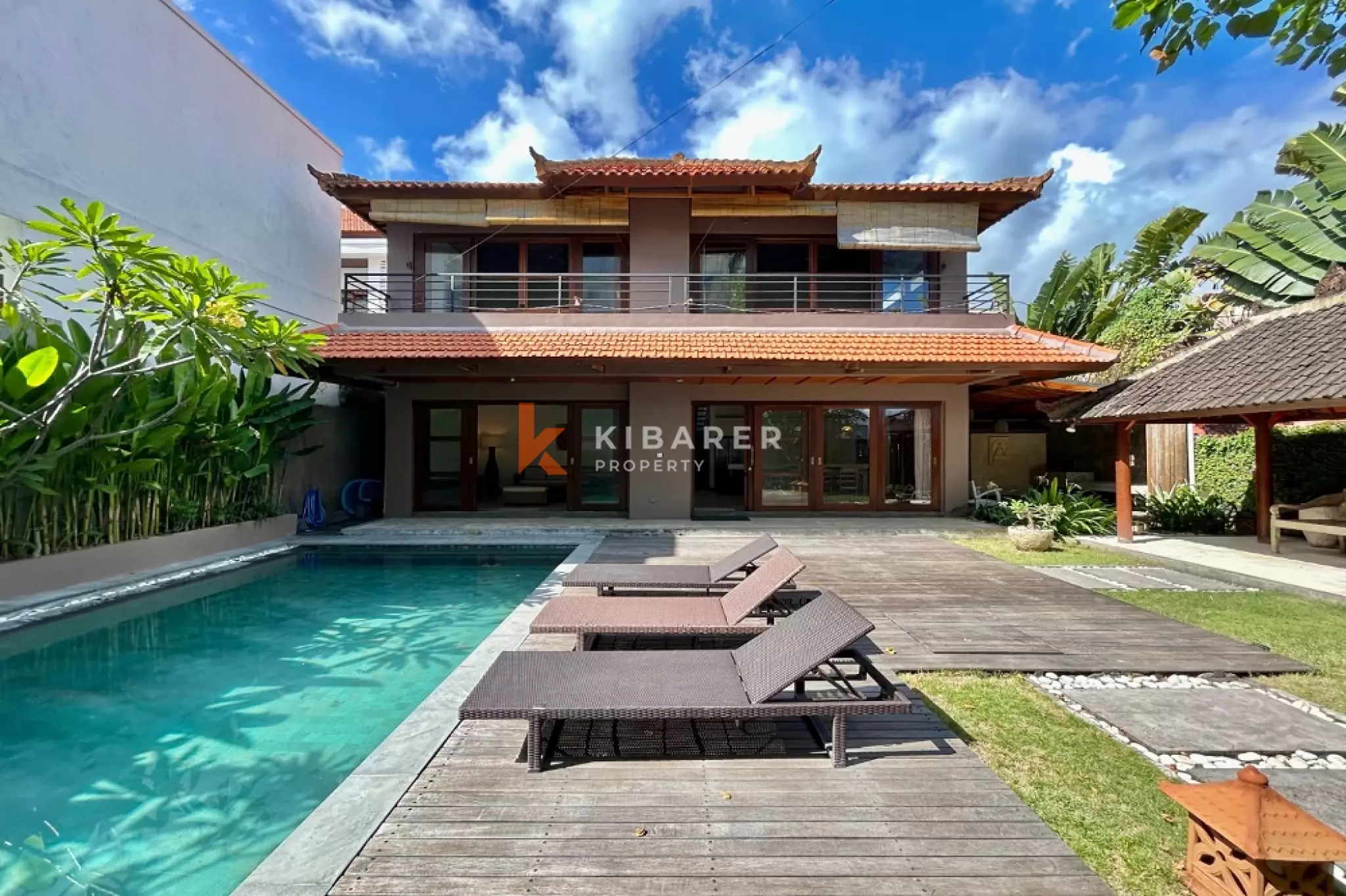 Beautiful Four-Bedroom Gated Villa in Canggu