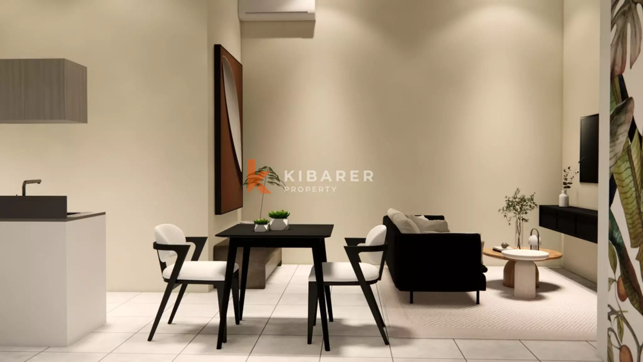 Tropical Elegance Fully Furnished One-Bedroom Apartment with Balcony Situated in Seminyak Area — image 4