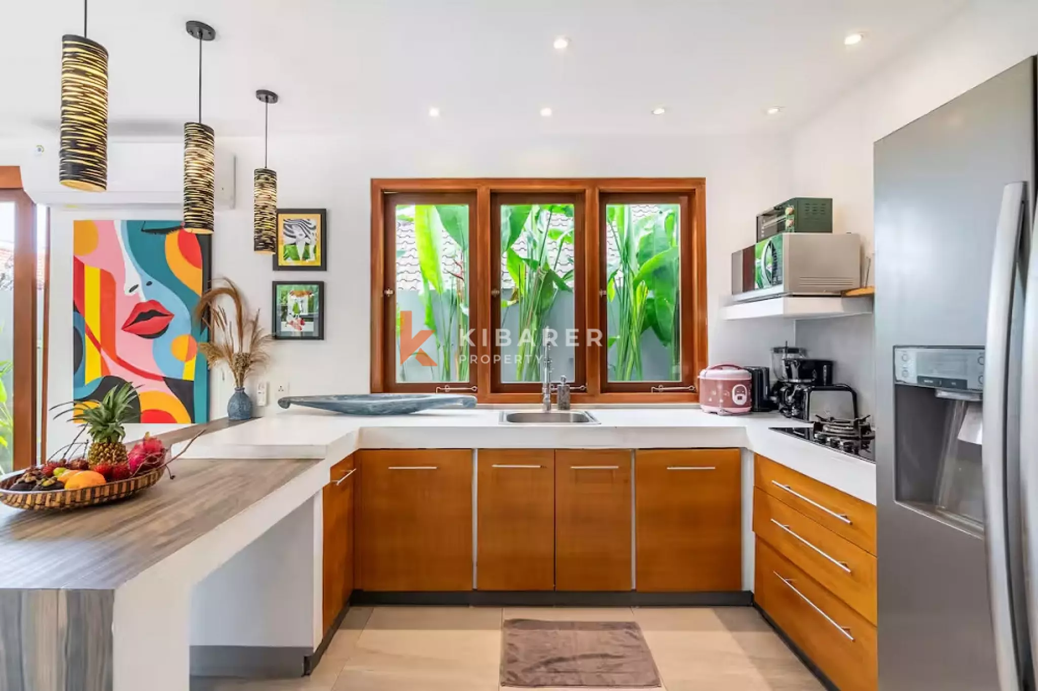 Designed Tropical Three Bedroom Enclosed Living Villa in Kerobokan — image 6