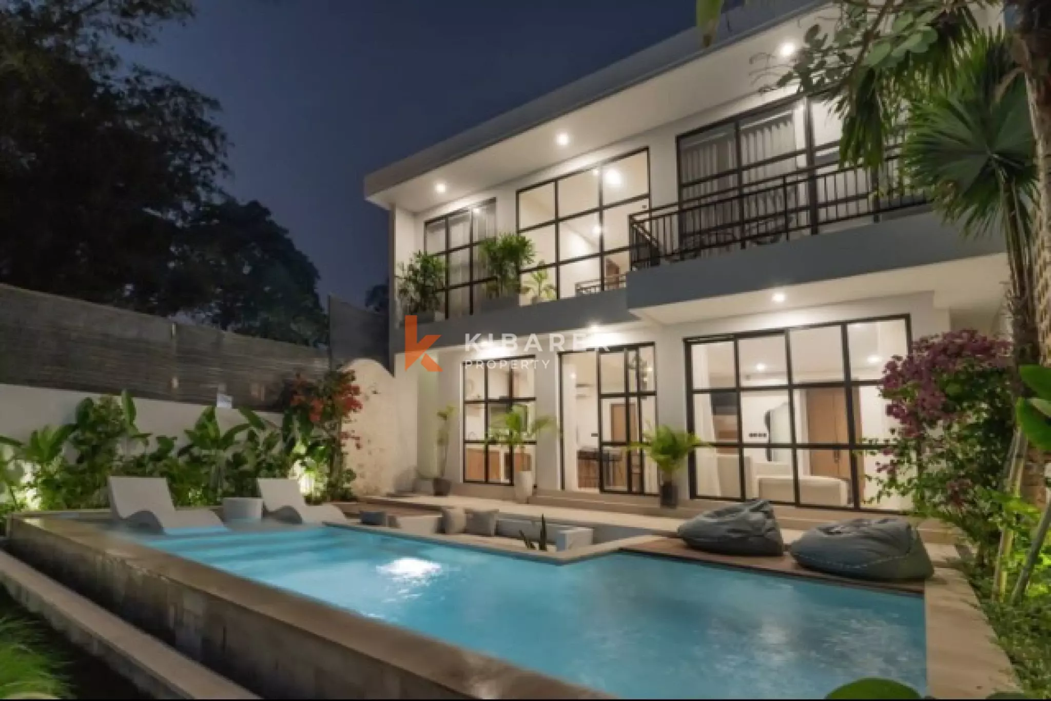 Modern Estate Two Bedroom Villa in North Canggu — image 1