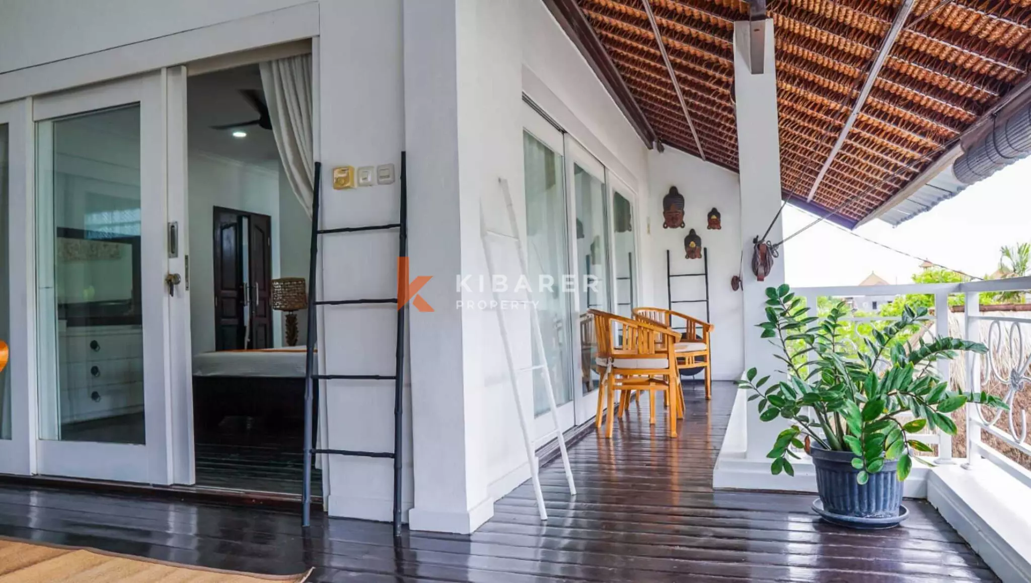 Traditional Three Bedroom Open Living Villa with Tropical Touch in Mertanadi — image 11