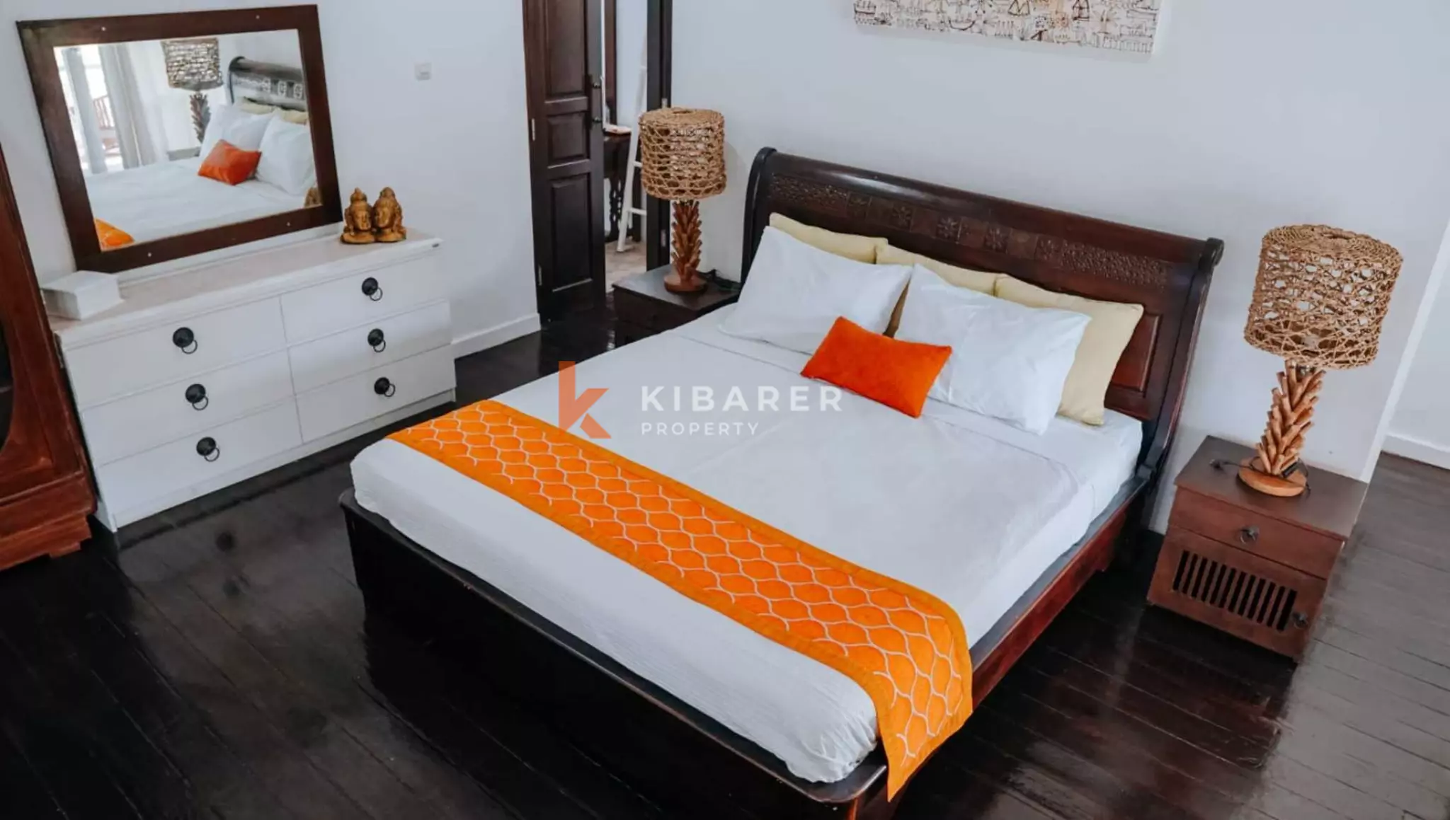 Traditional Three Bedroom Open Living Villa with Tropical Touch in Mertanadi — image 17