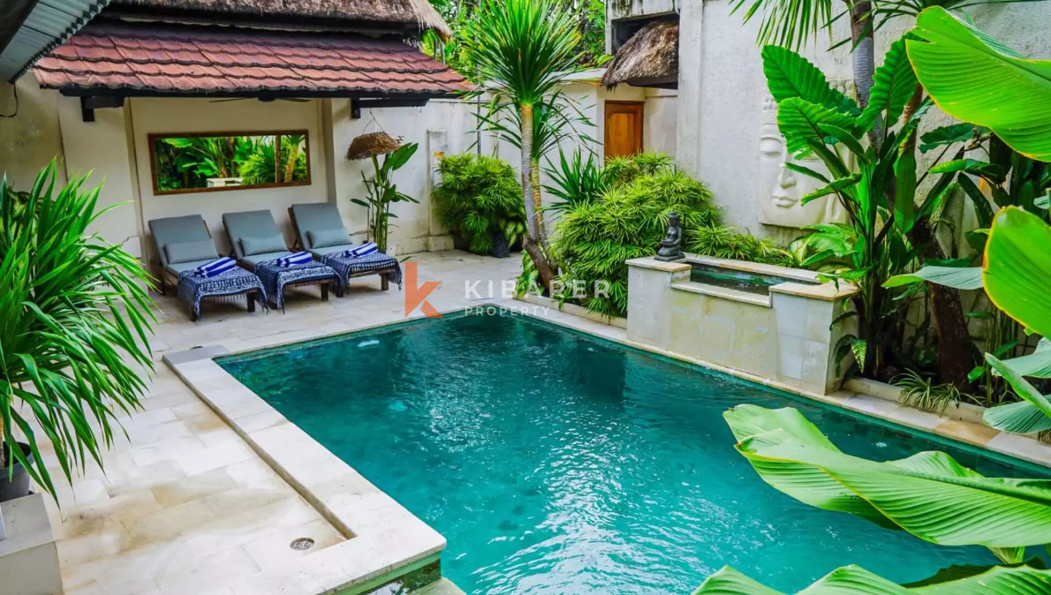 Traditional Open Three-Bedroom Villa with Tropical Touch in Mertanadi — image 1