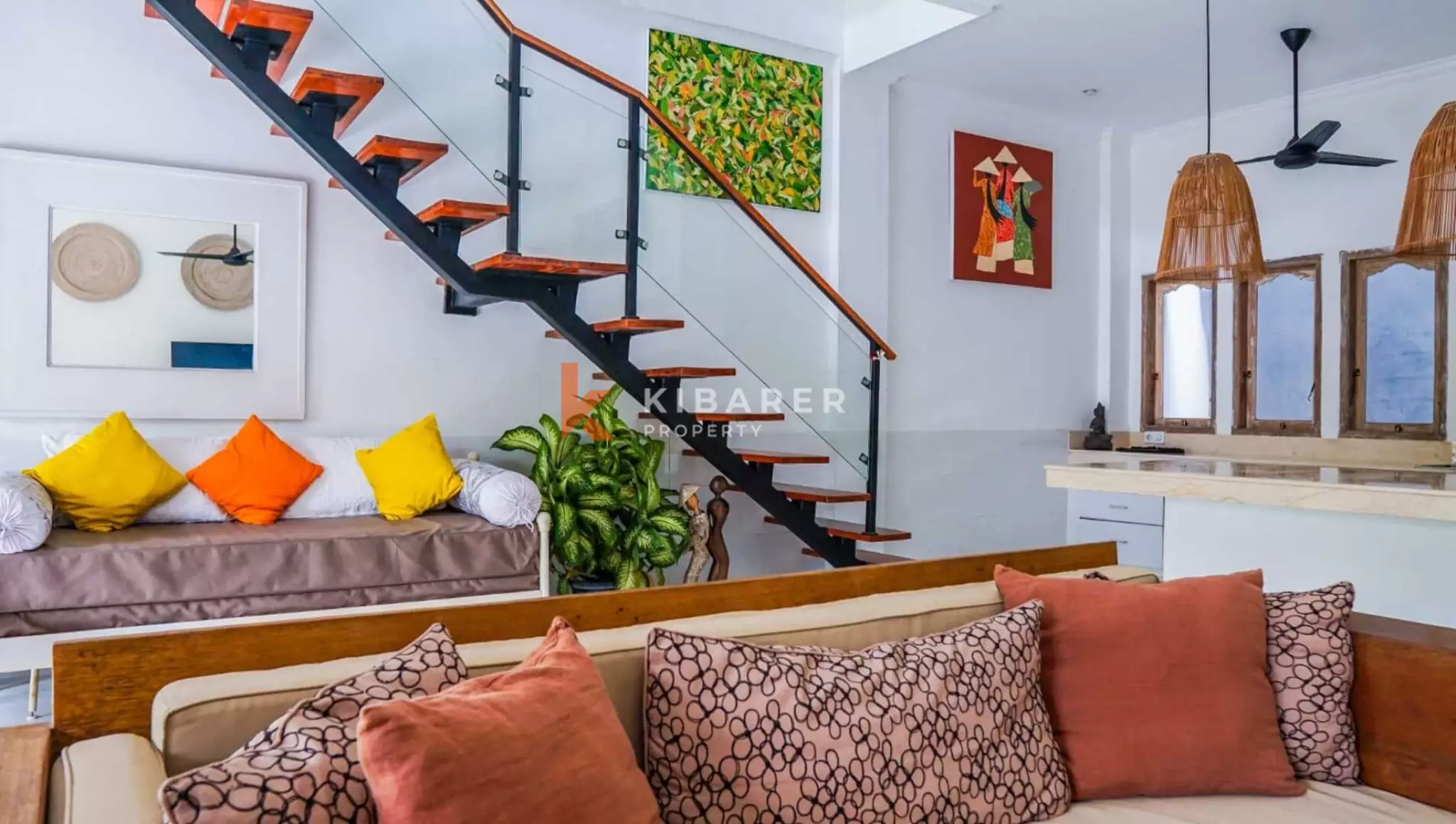 Traditional Open Three-Bedroom Villa with Tropical Touch in Mertanadi — image 6