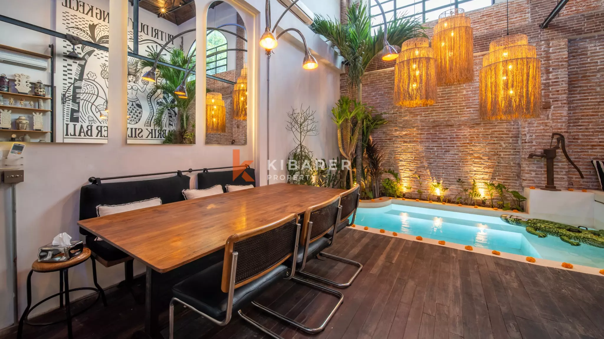 Unique Two-Bedroom Industrial Loft with Indoor Pool in Berawa — image 1