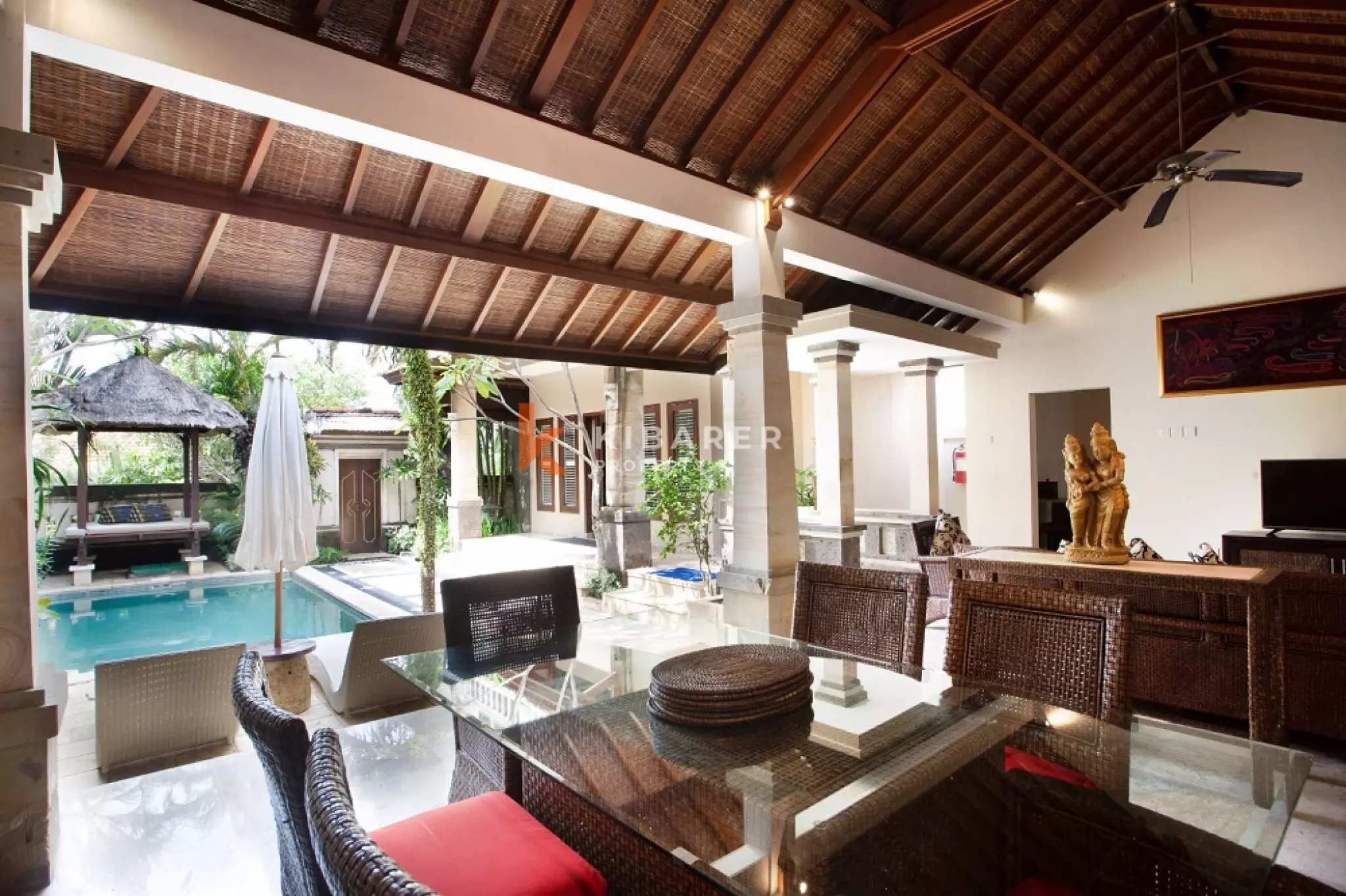 Touch Tropical Two-Bedrooms Enclosed Villa in Jimbaran — image 4