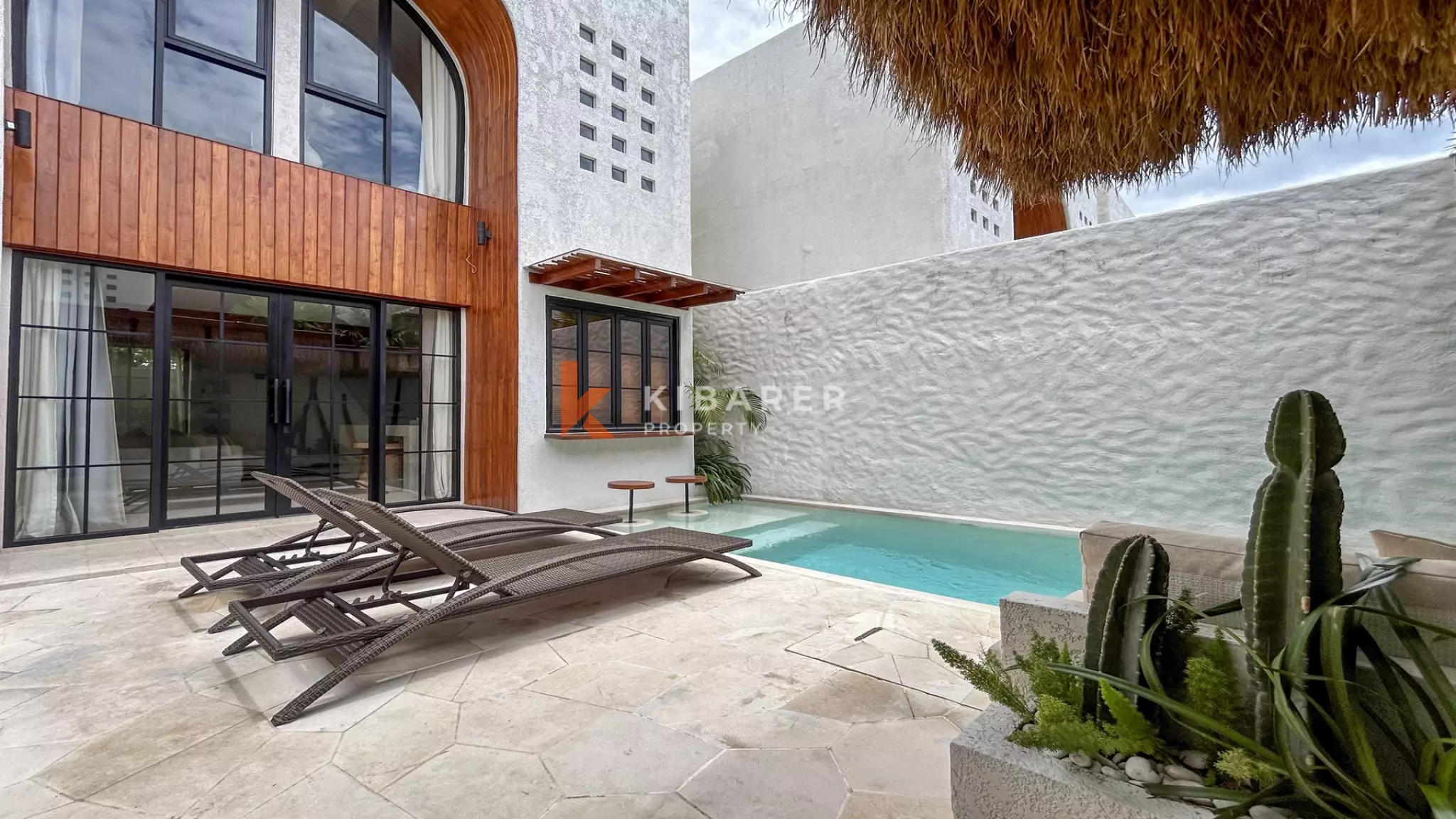 Luxury Chic Two-Bedroom Enclosed Living Villa in Canggu