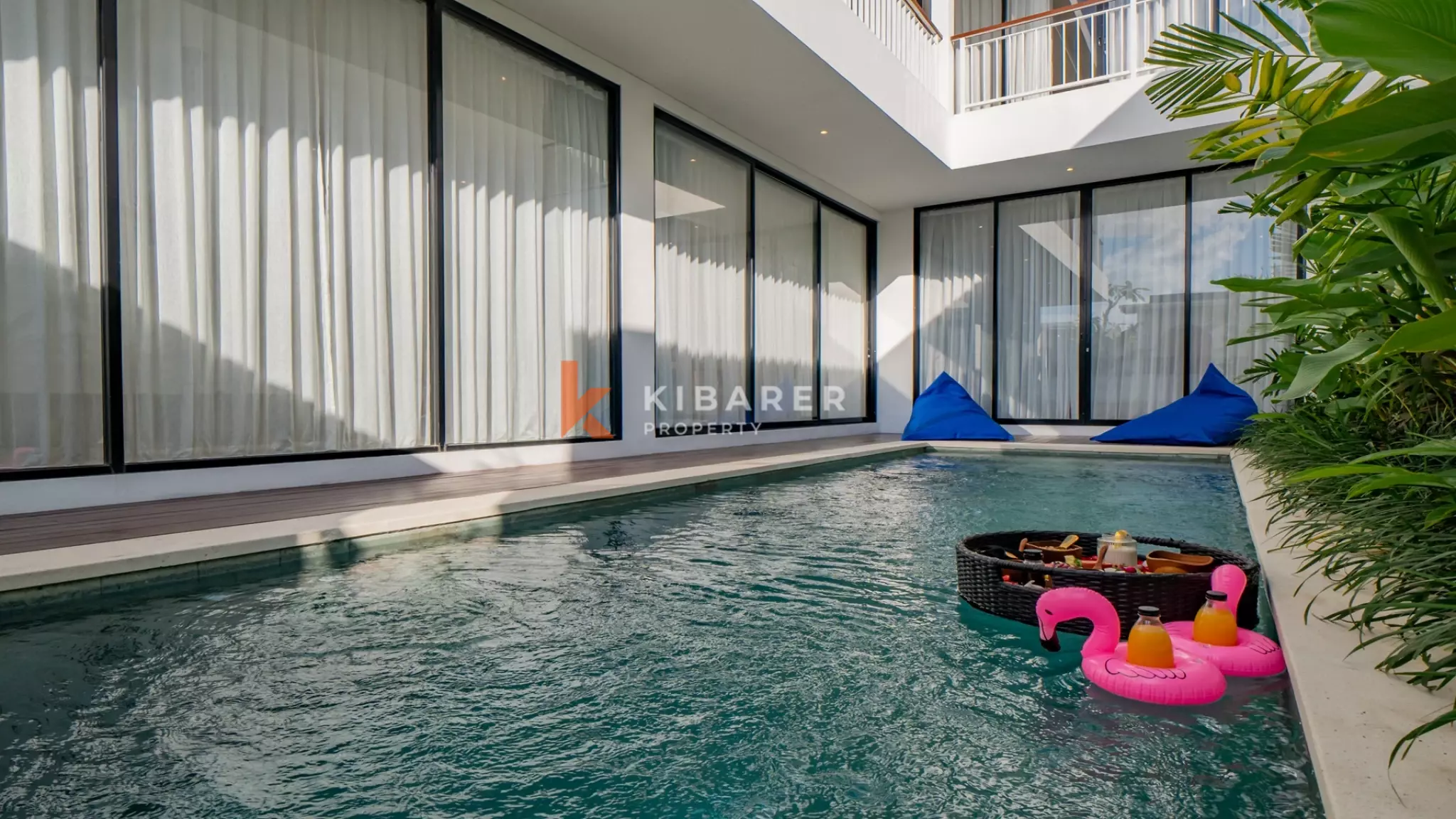 Charming Three-Bedroom Tropical Villa with Enclosed Living Concept in Canggu