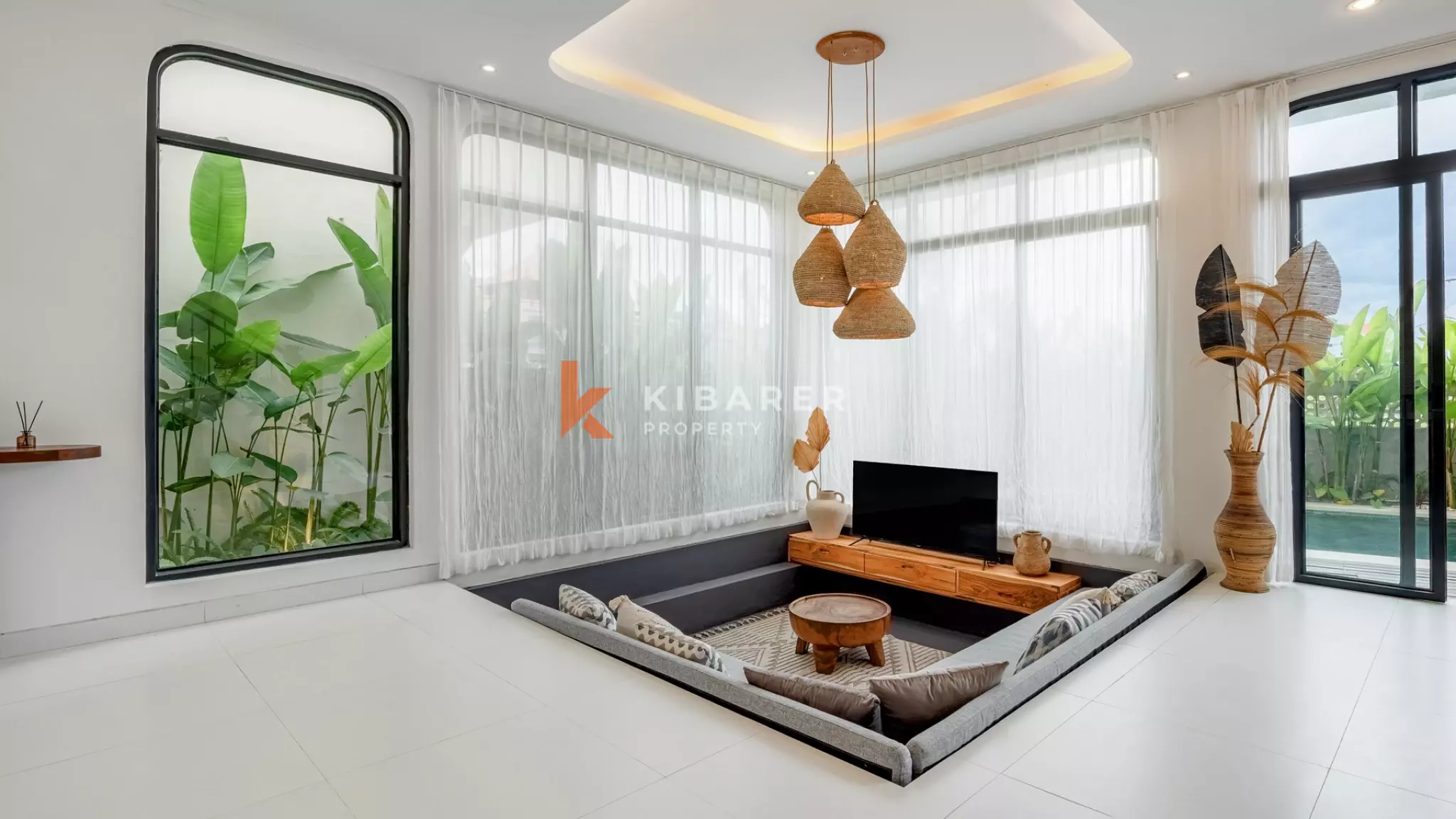 Minimalist Modern Two-Bedroom Villa with Sunken Living Room in Berawa — image 11
