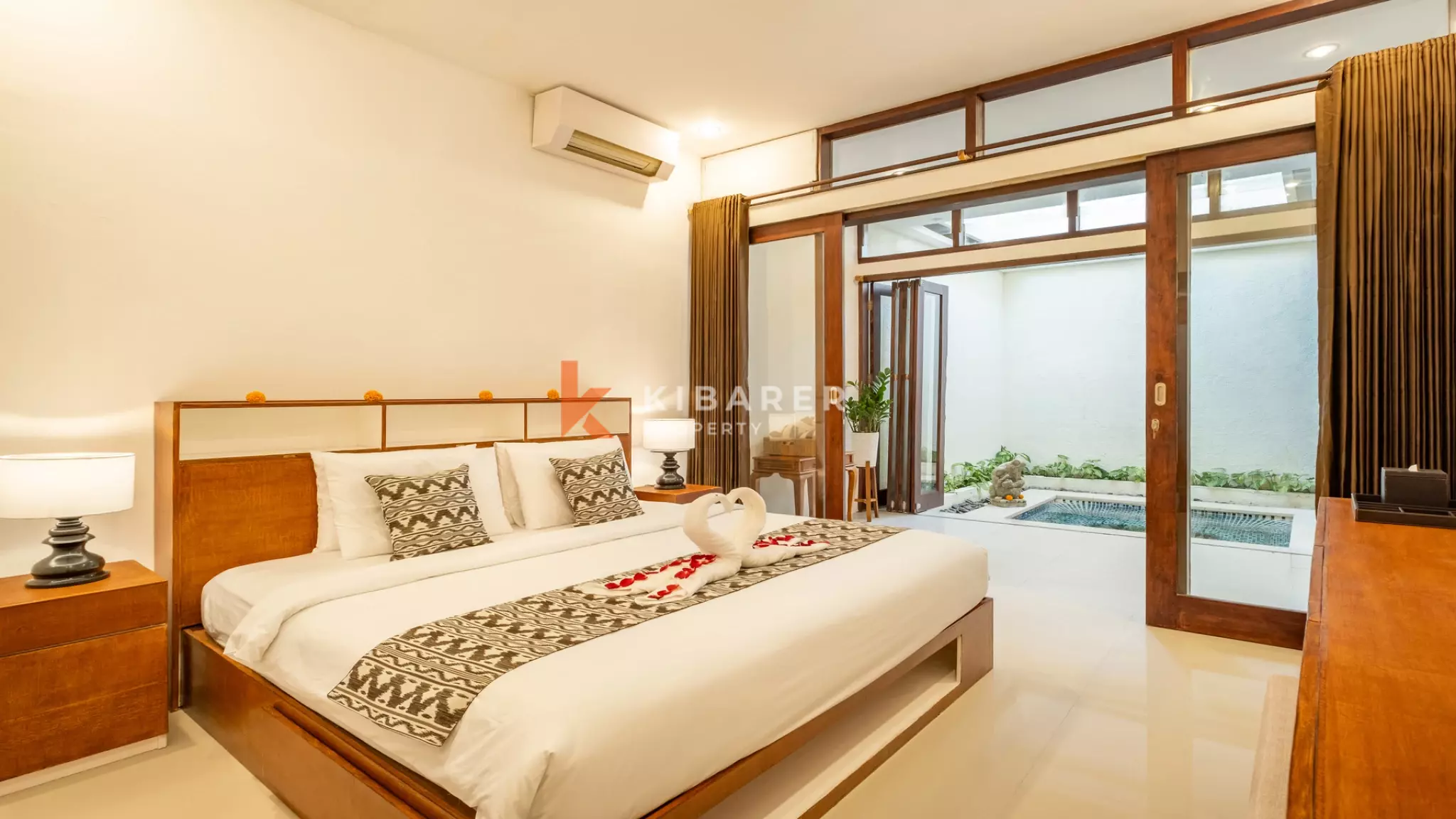 Timeless Balinese Two-Bedroom Enclosed Living Room in Kerobokan — image 14