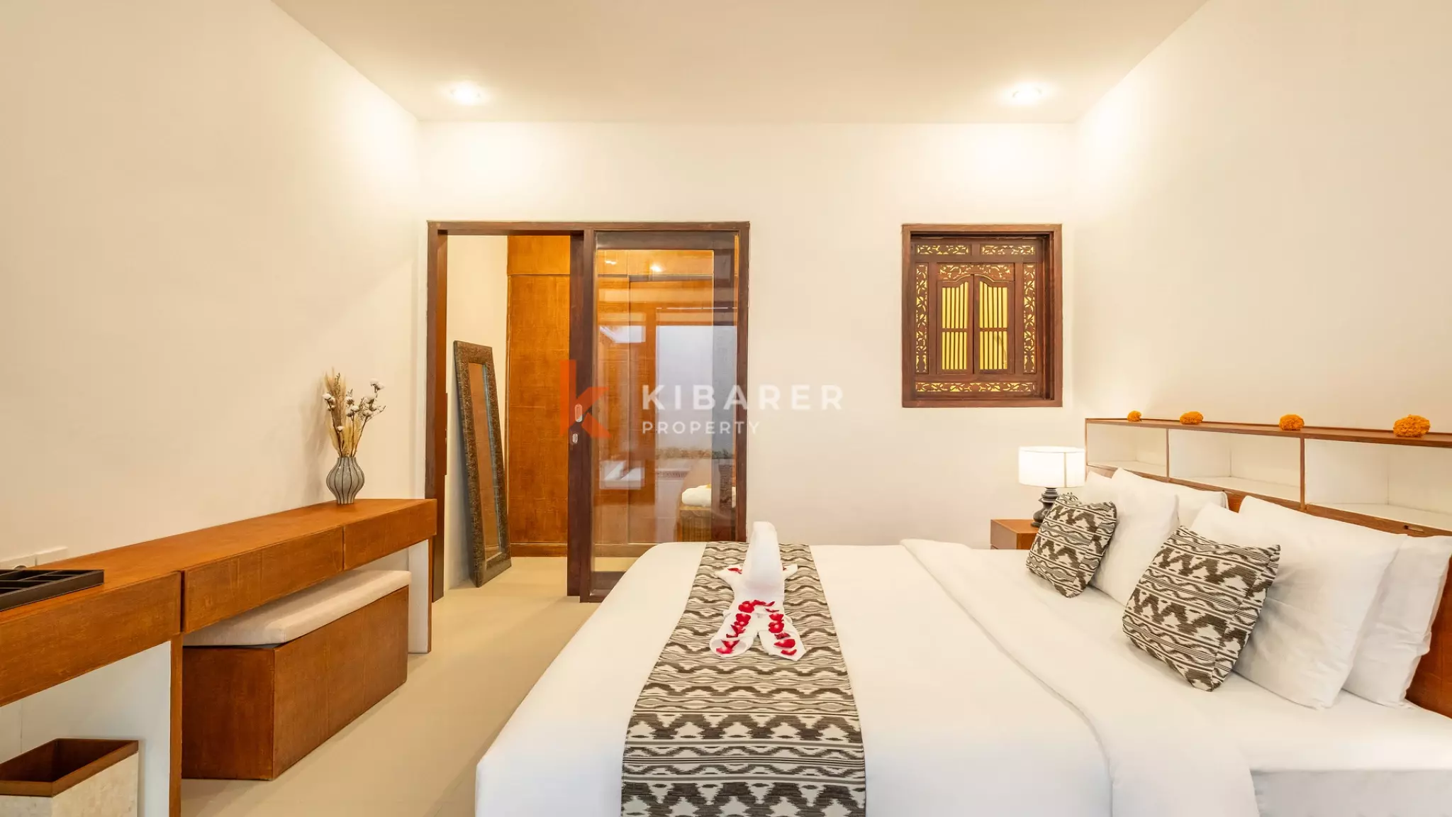 Timeless Balinese Two-Bedroom Enclosed Living Room in Kerobokan — image 19
