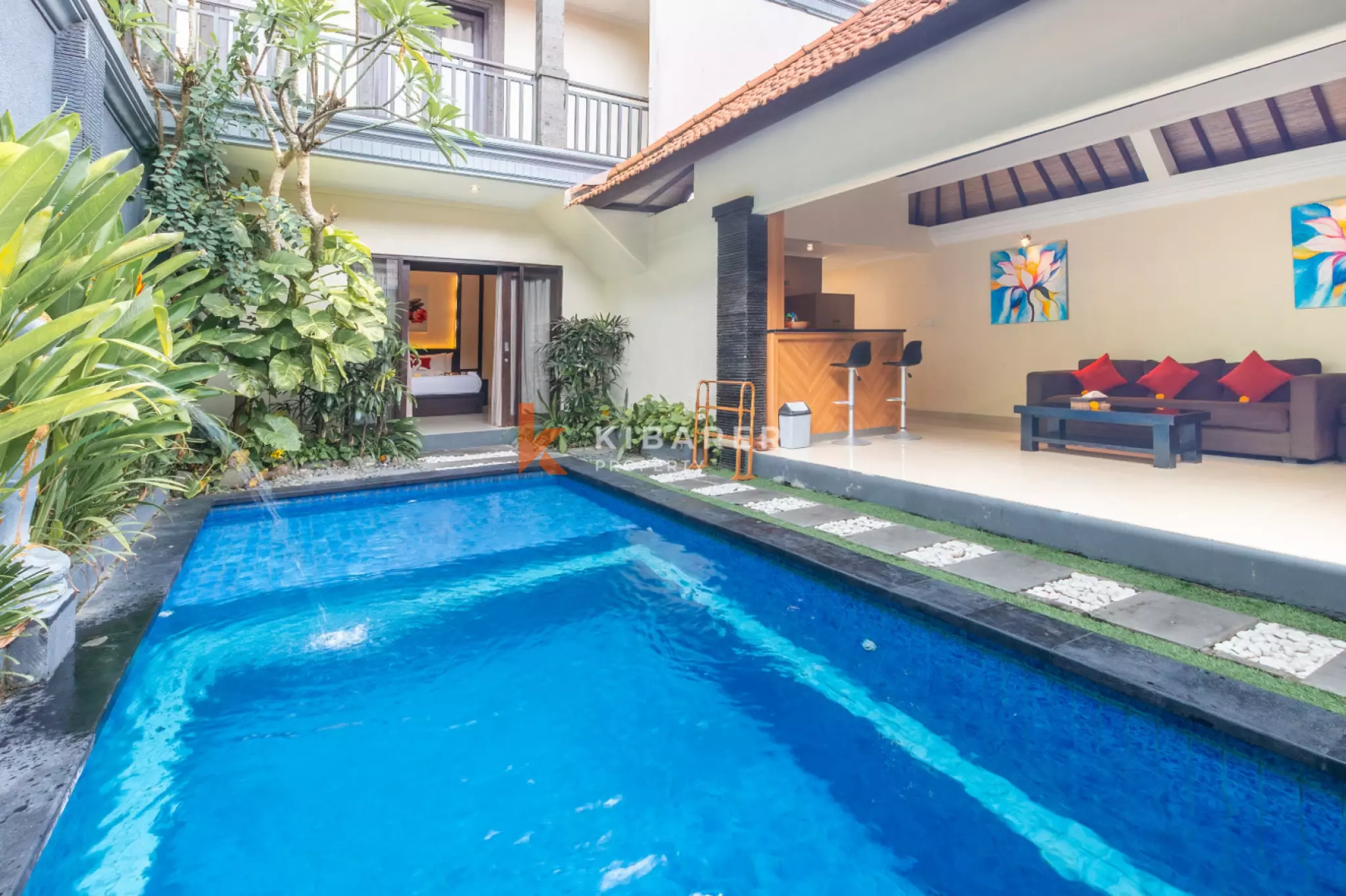 Two Bedrooms Bali Escape with Private Pool Close to Seminyak Beach