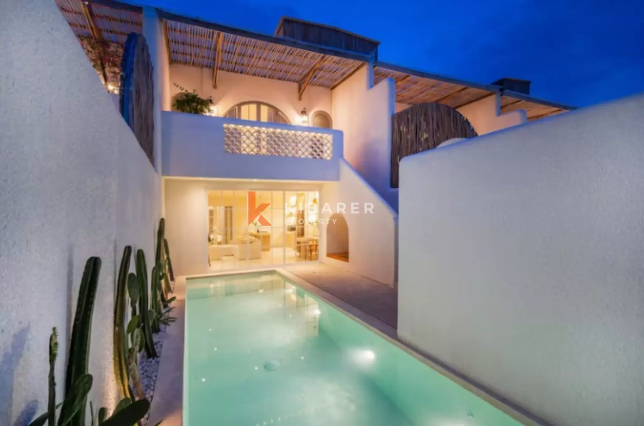 Boho Mediterranean Two Bedroom Villa in Vibrant Canggu