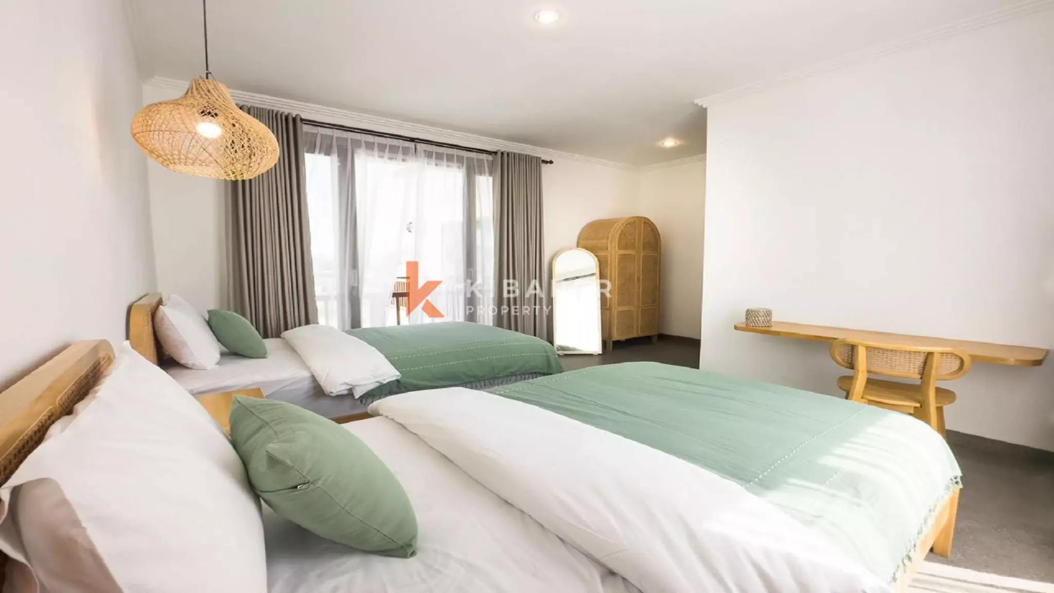 Modern Island Escape Three-Bedrooms Villa with Rice Field View Near Berawa & Batu Bolong — image 11