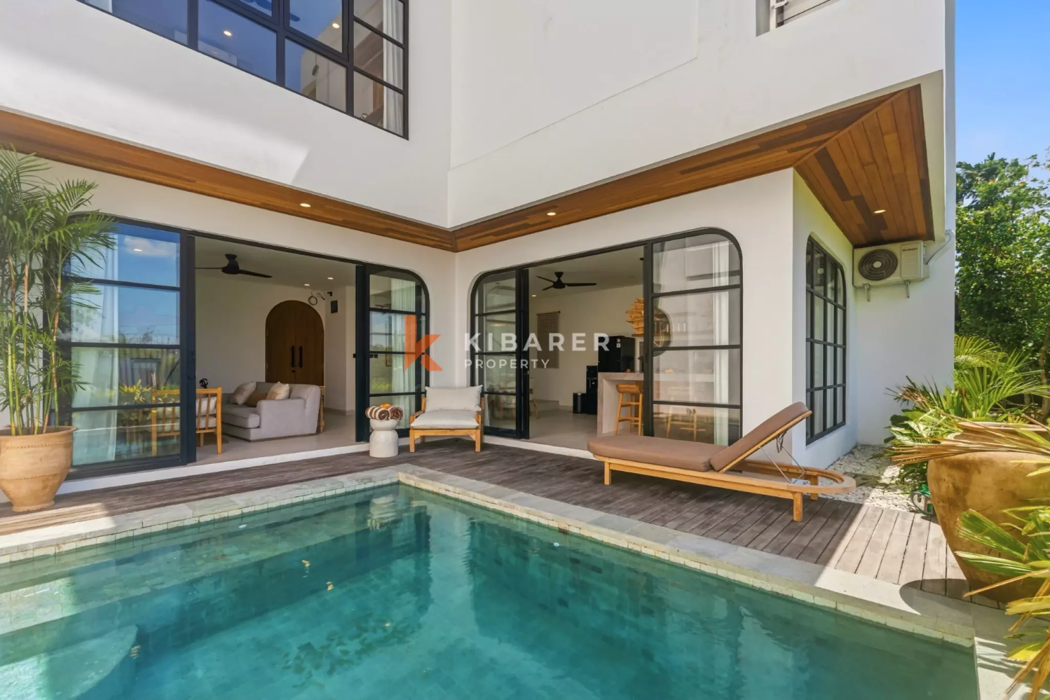 Streamlined Modern Two-Bedrooms Enclosed Villa in Canggu — image 1