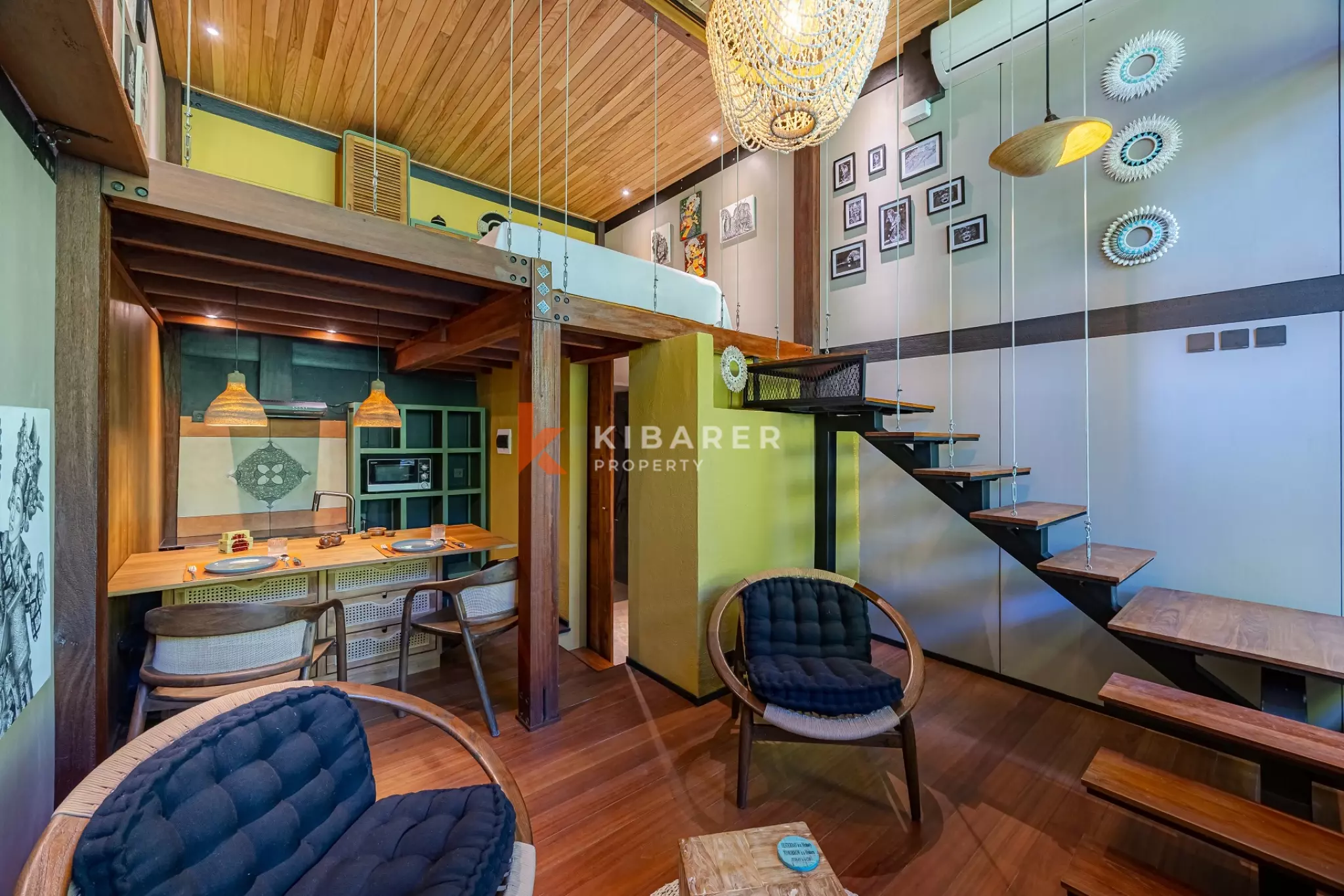 Mezzanine Loft One-Bedroom Shared Pool Surrounded by Nature in Pecatu–Uluwatu — image 4