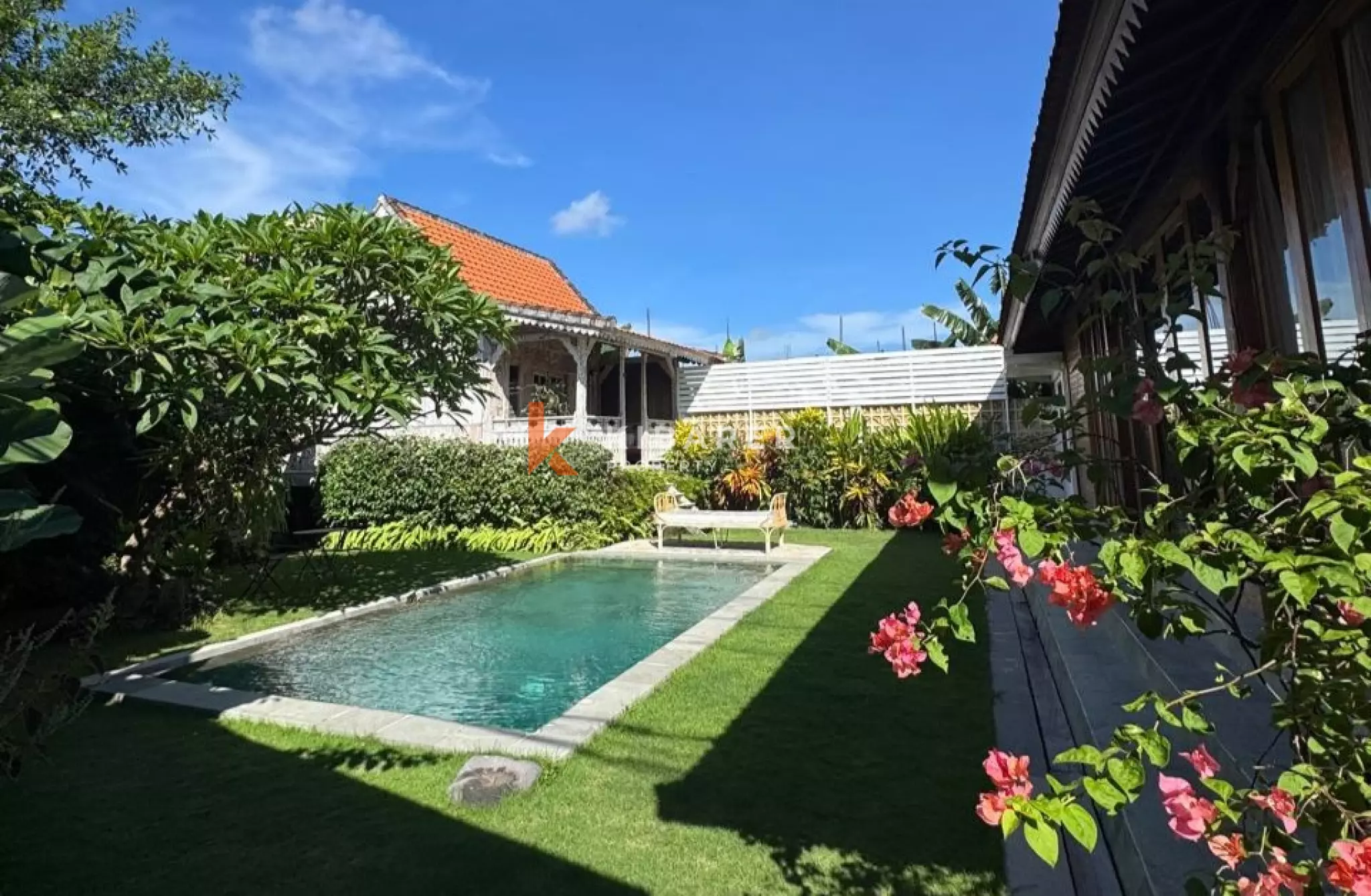Spacious Three-Bedroom Villa with Private Pool and Enclosed Joglo Living in Canggu