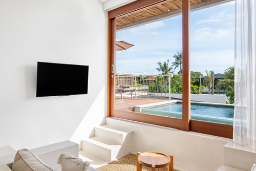 1BR Sunken Apartment | Sunset Deck & Private Pool in Canggu, Bali — image 2
