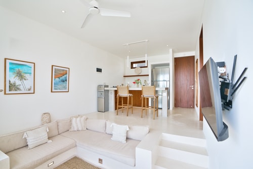 1BR Sunset Deck Canggu Apart | Pool, Near Cafés in Canggu, Bali — image 16