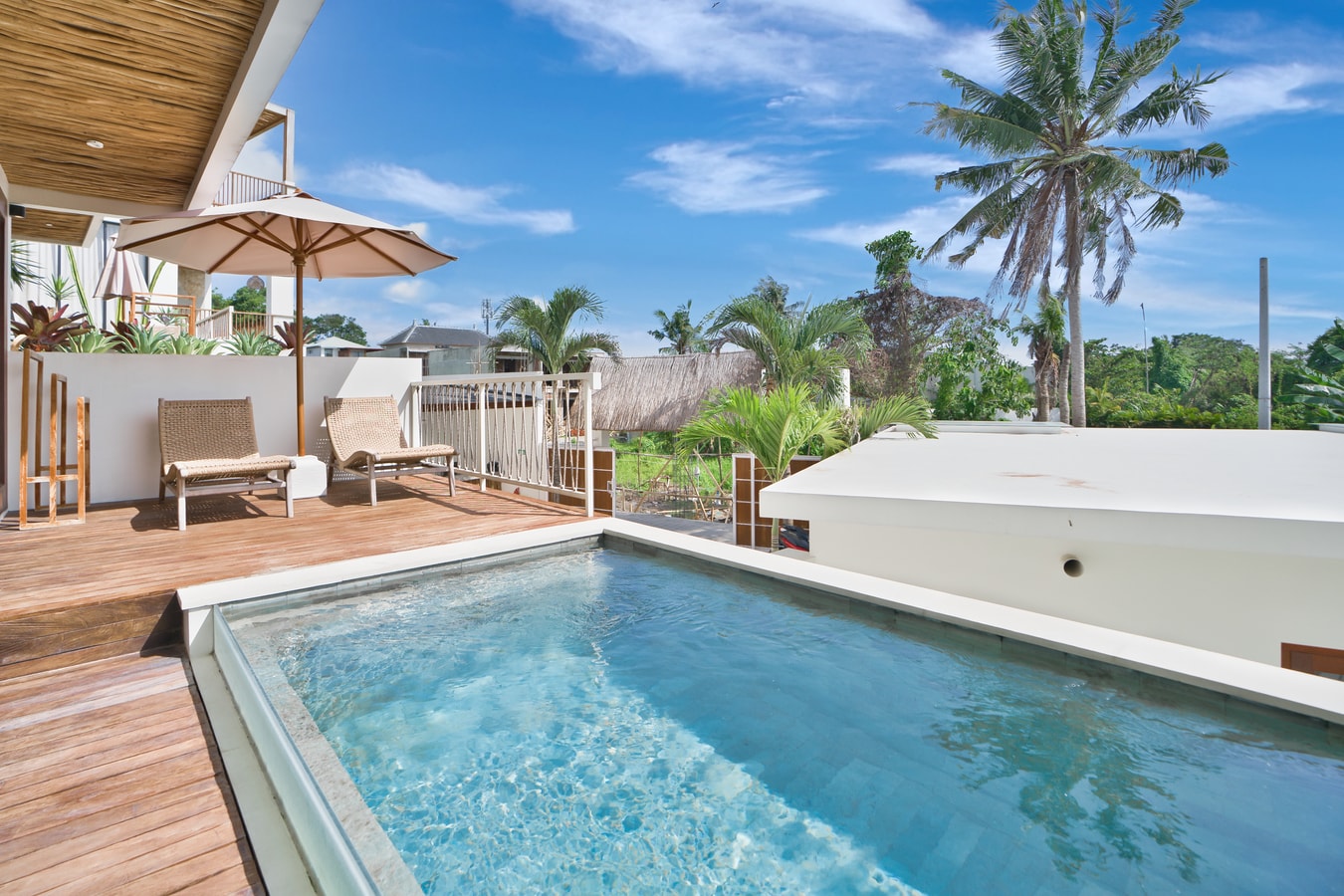 1BR Sunset Deck Canggu Apart | Pool, Near Cafés in Canggu, Bali