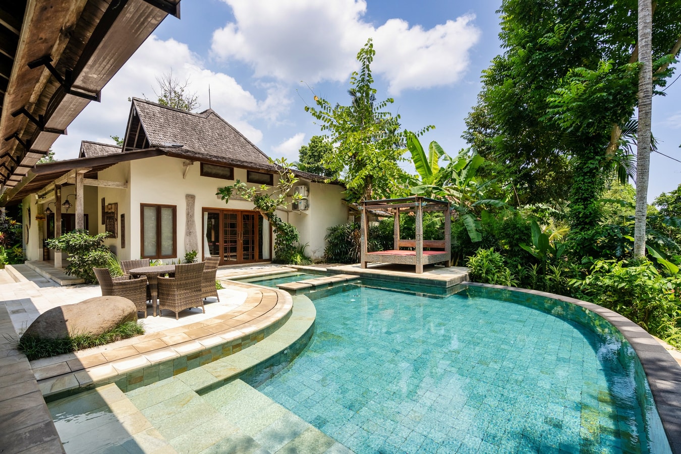 4BR Secluded Ubud | Infinity Pool & Teak Pavilions in Ubud, Bali