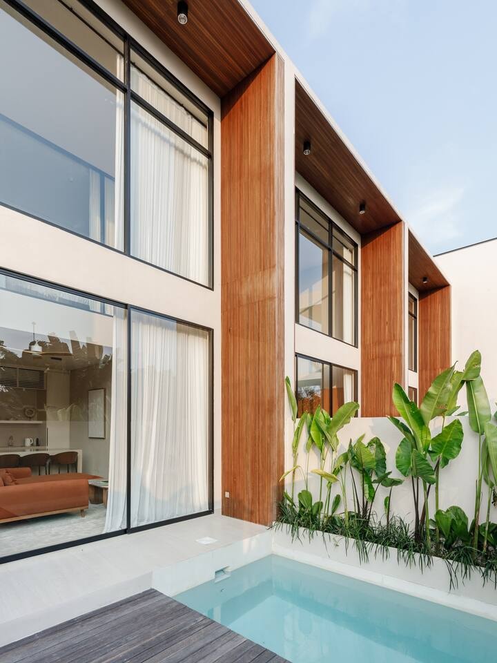 Chic 1BR Oceanview Villa w/Pool & Terrace in Canggu, Bali
