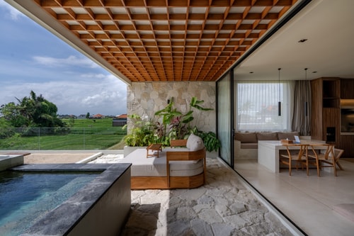 Luxe 1BR Canggu Studio | Rice Fields Pool Balcony in Canggu, Bali — image 1