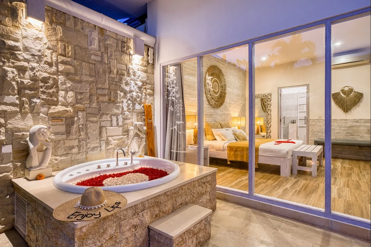 1-Bedroom Villa with Private Pool & Jacuzzi in Legian – Honeymoon Escape — image 9