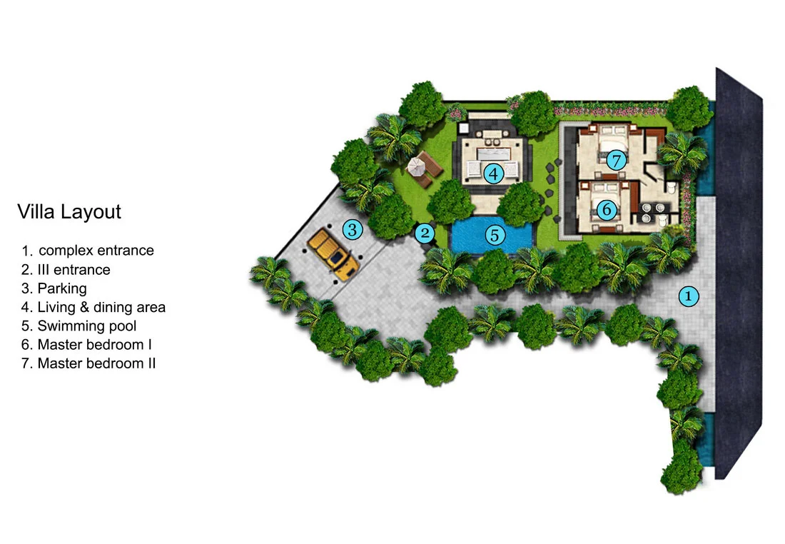 2-Bedroom Private Villa with Pool & Garden – Near Seminyak, Bali – BVI643 — image 3