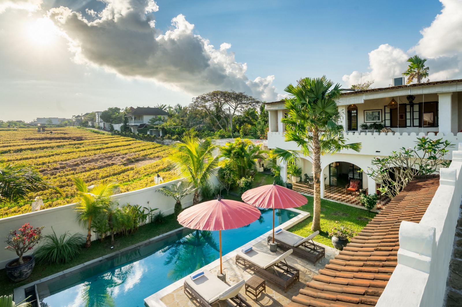 Mediterranean-Inspired 4-Bedroom Villa for Yearly Rent in Umalas