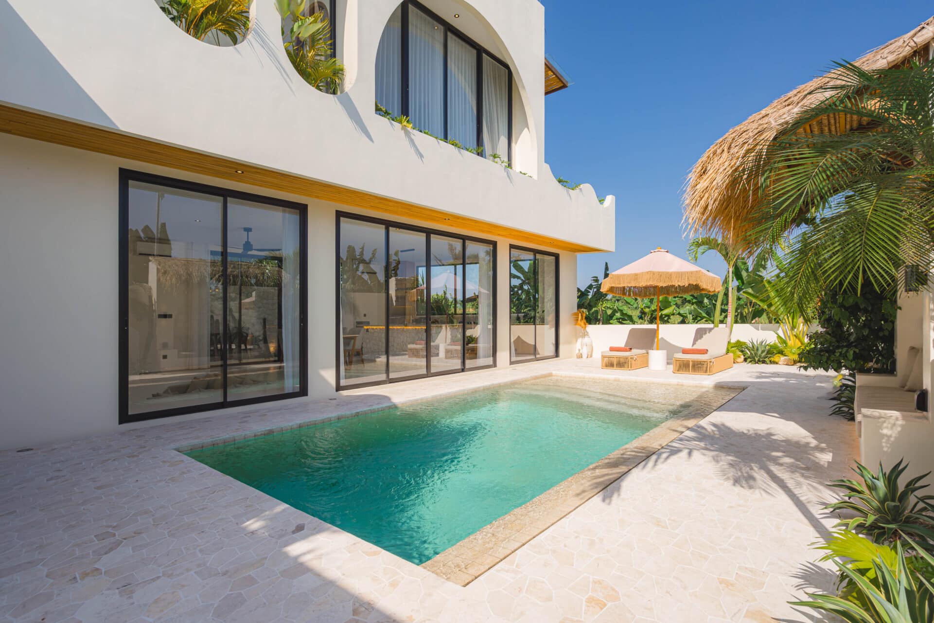 Rice Field Villa with Private Rooftop & Wellness Area in Munggu — image 4
