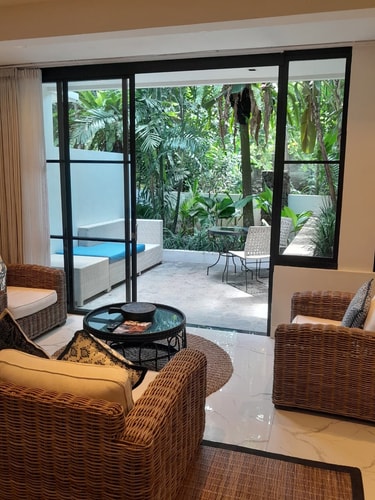 1BR Apart w/ Living Room, Kitchennete & Patio in Kerobokan, Bali — image 1